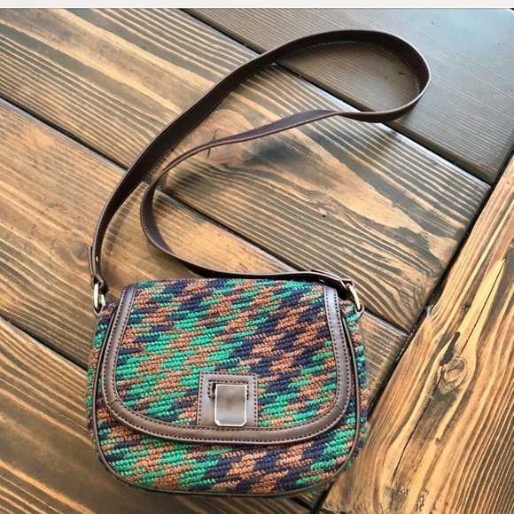 Talbots Handbags - NWOT Talbots crossbody purse w/ knitted exterior